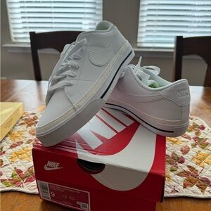 Nike Court Legacy Sneakers - White and Black